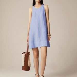 Maxine button-back dress in linen  XSP. New without tags